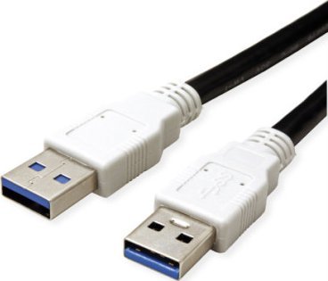 Kabel USB Bachmann USB-A - USB-A 2 m Czarny