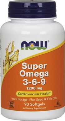 NOW Foods Now Foods Super Omega 3-6-9 1200mg 90softgels