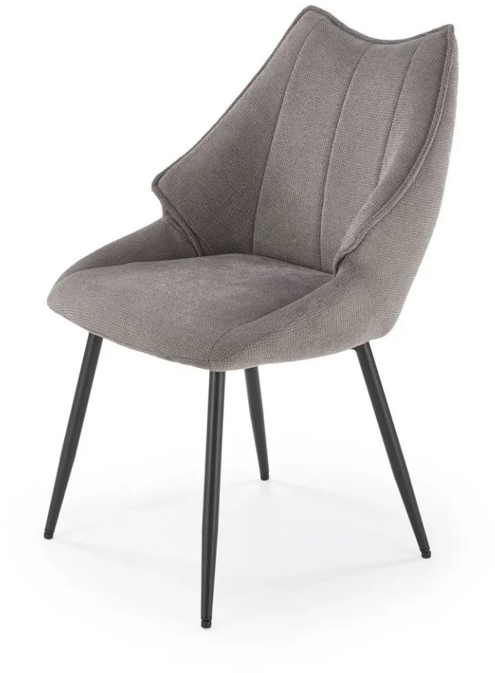 Krzesło tapicerowane K543 szare HALMAR