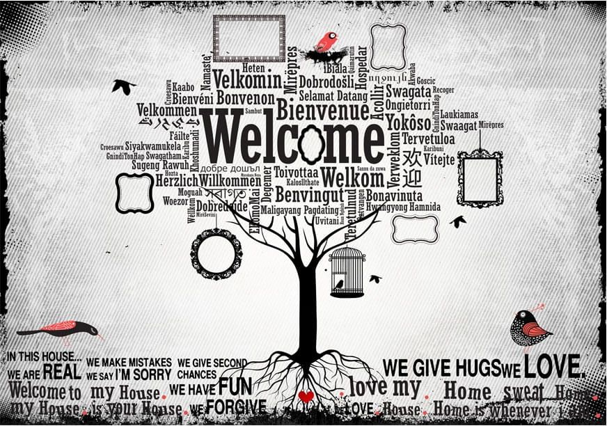 DecoNest Fototapeta - In this house - 150X105