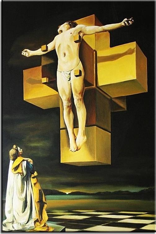 ART-POL Obraz olejny ręcznie malowany Salvador Dali Ukrzyżowanie kopia