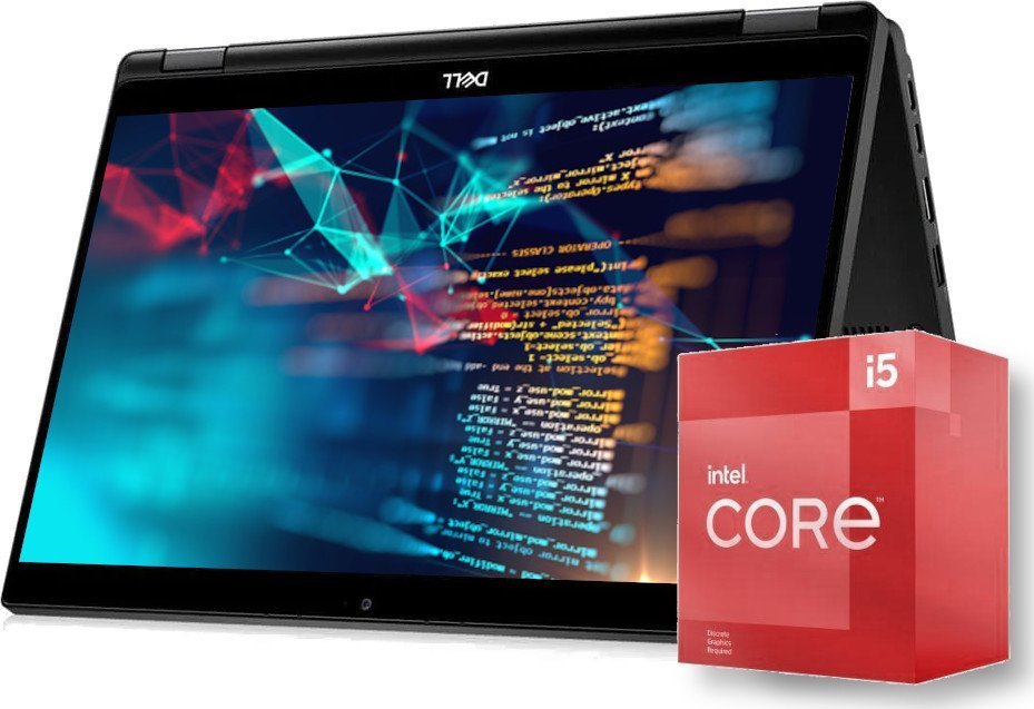 Laptop Dell 2w1 7390 I5-8GEN FullHD 16/1TBNVMe WIN+OFFICE