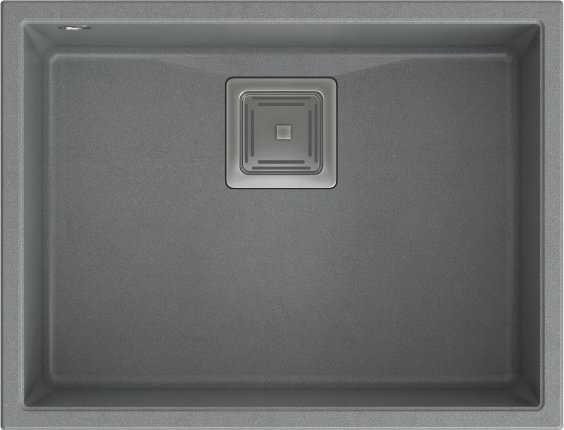 Zlewozmywak Quadron DAVID 50 GraniteQ silver stone/elementy stalowe