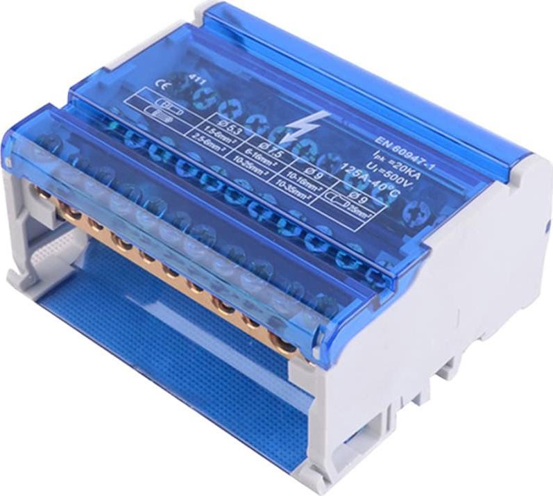 Orno Blok rozdzielczy 4-rzędowy, 11 przewodów