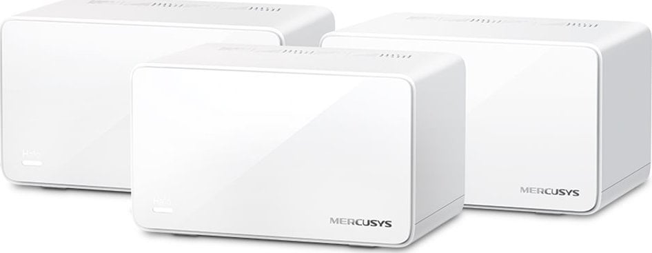 Access Point Mercusys MERCUSYS Halo H90X(3-pack) WiFi6 Mesh (AX6000,2,4GHz/5GHz,1x2,5GbELAN/WAN,2xGbELAN/WAN)