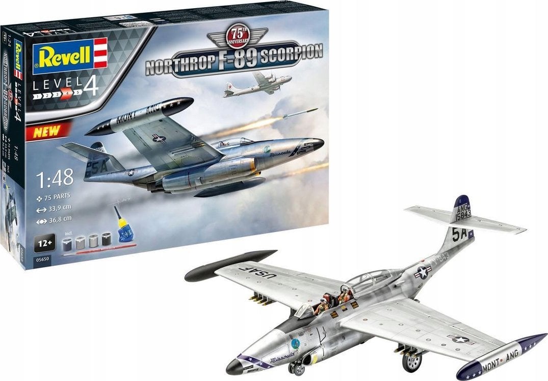 Revell Zestaw upominkowy 75th Anniversary Northrop F-89 Scorpion F 1/48