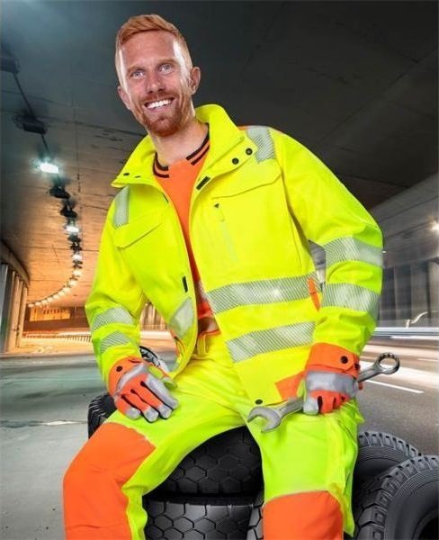 Ardon SIGNAL - bluza ostrzegawcza, 35 % bawełna, 65 % poliester, 290 g/m - żółto-pomarańczowy H5900 3XL