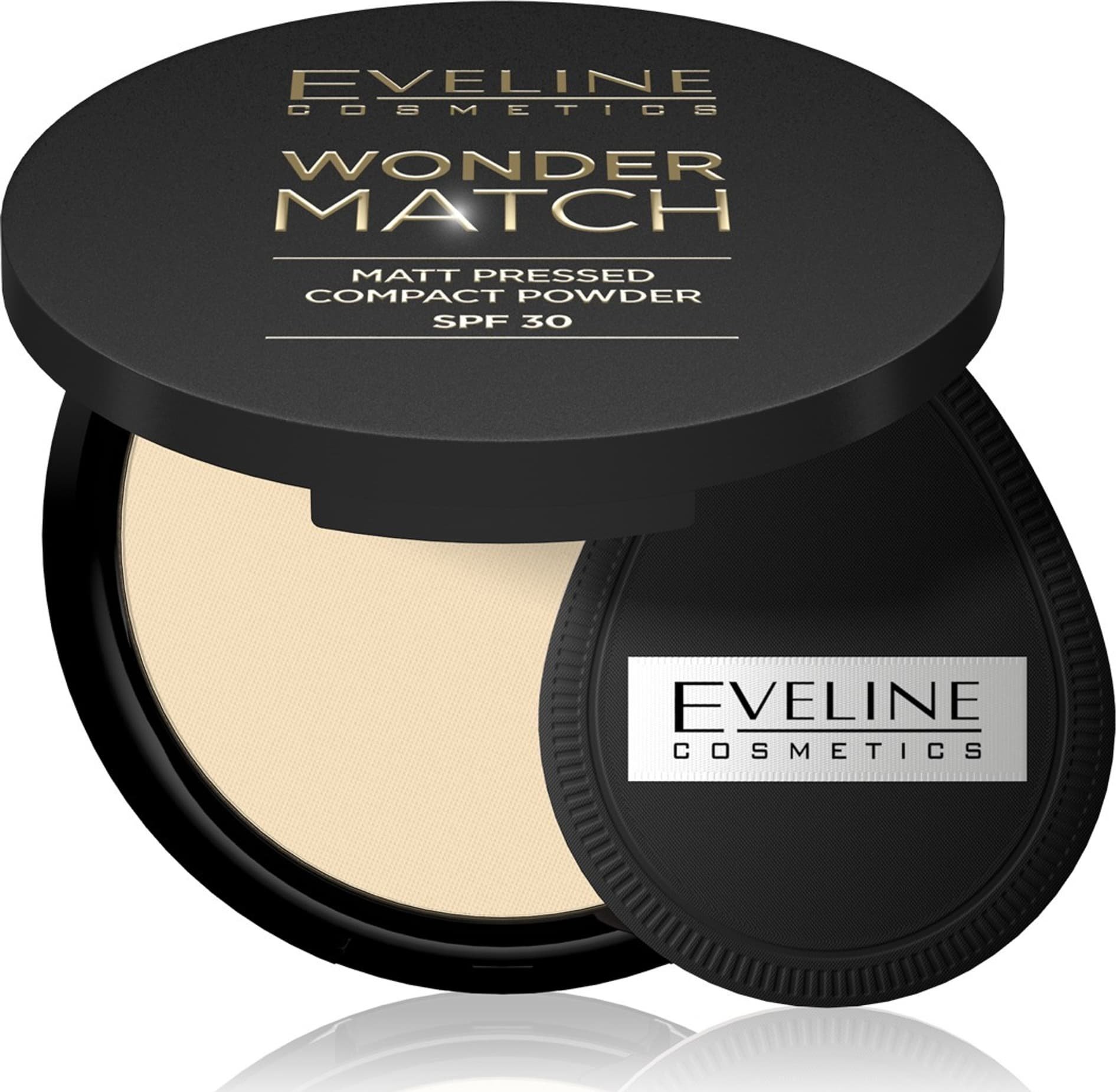 EVELINE KOLOROWKA EVELINE Wonder Match Matujący Puder prasowany SPF30 nr 01 8 g