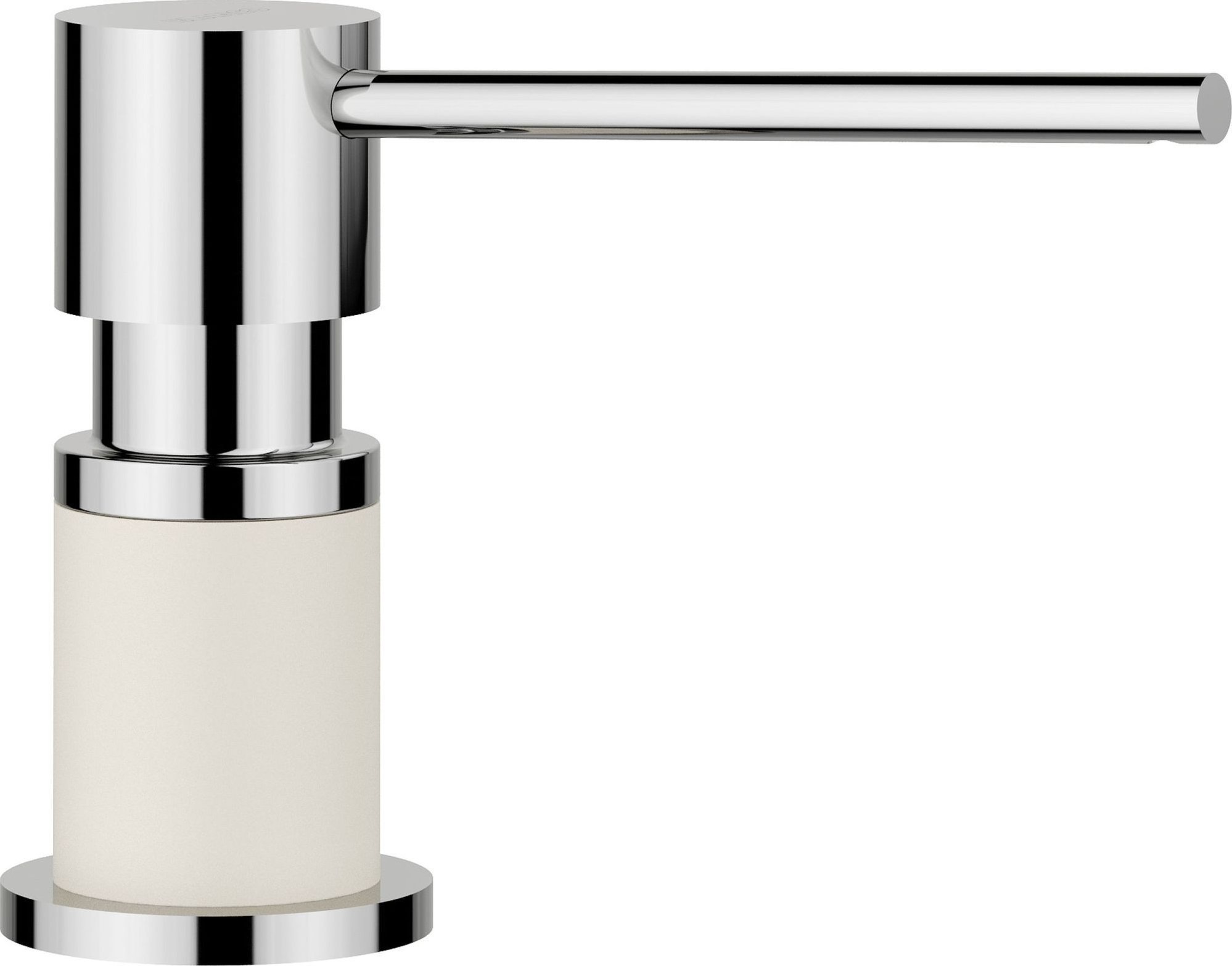 Blanco Dozownik LATO Silgranit-Look delikatny biały/chrom