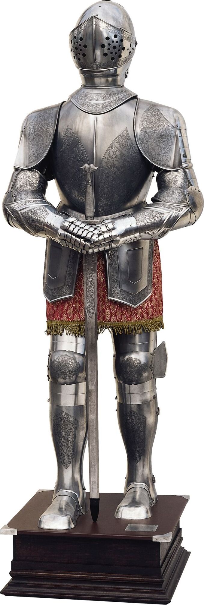 PŁATNERZE HISZPAŃSCY Grawerowana Zbroja Rycerska Z Xvi W. (901)