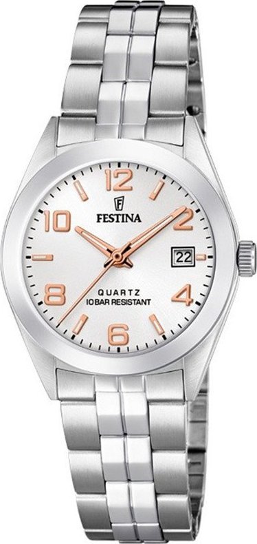 Zegarek Festina Zegarek damski Festina F20438-4 srebrny