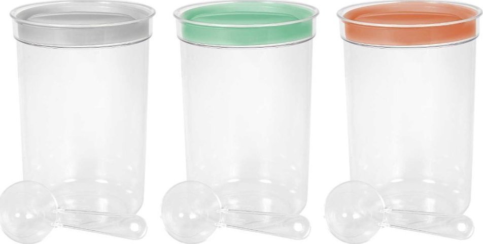 Curver Pojemnik z miarką na produkty sypkie 1.7l mix