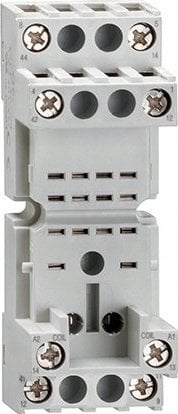 Lovato Electric Gniazdo do przekaźników przemysłowych 2 C/O, bez obejmy wyrzutnikowej, zaciski śrubowe