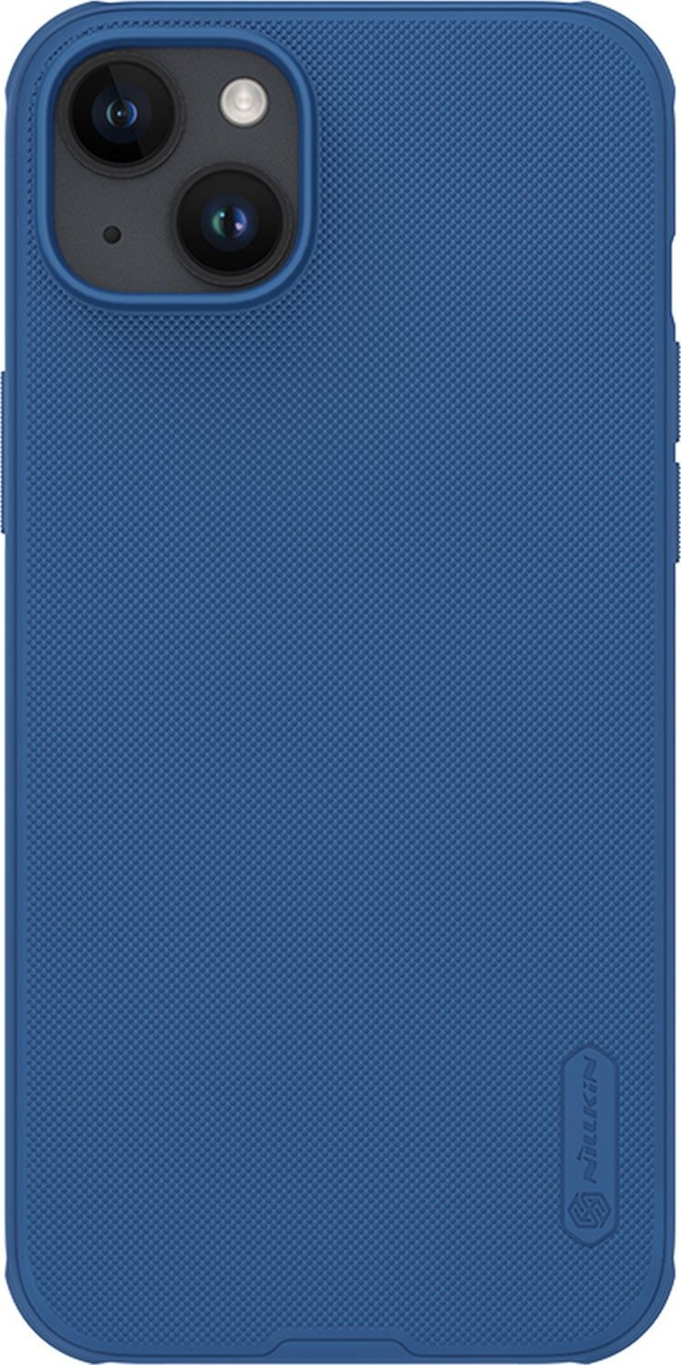 Nillkin Wzmocnione etui do iPhone 15 Plus Nillkin Super Frosted Shield Pro - niebieskie
