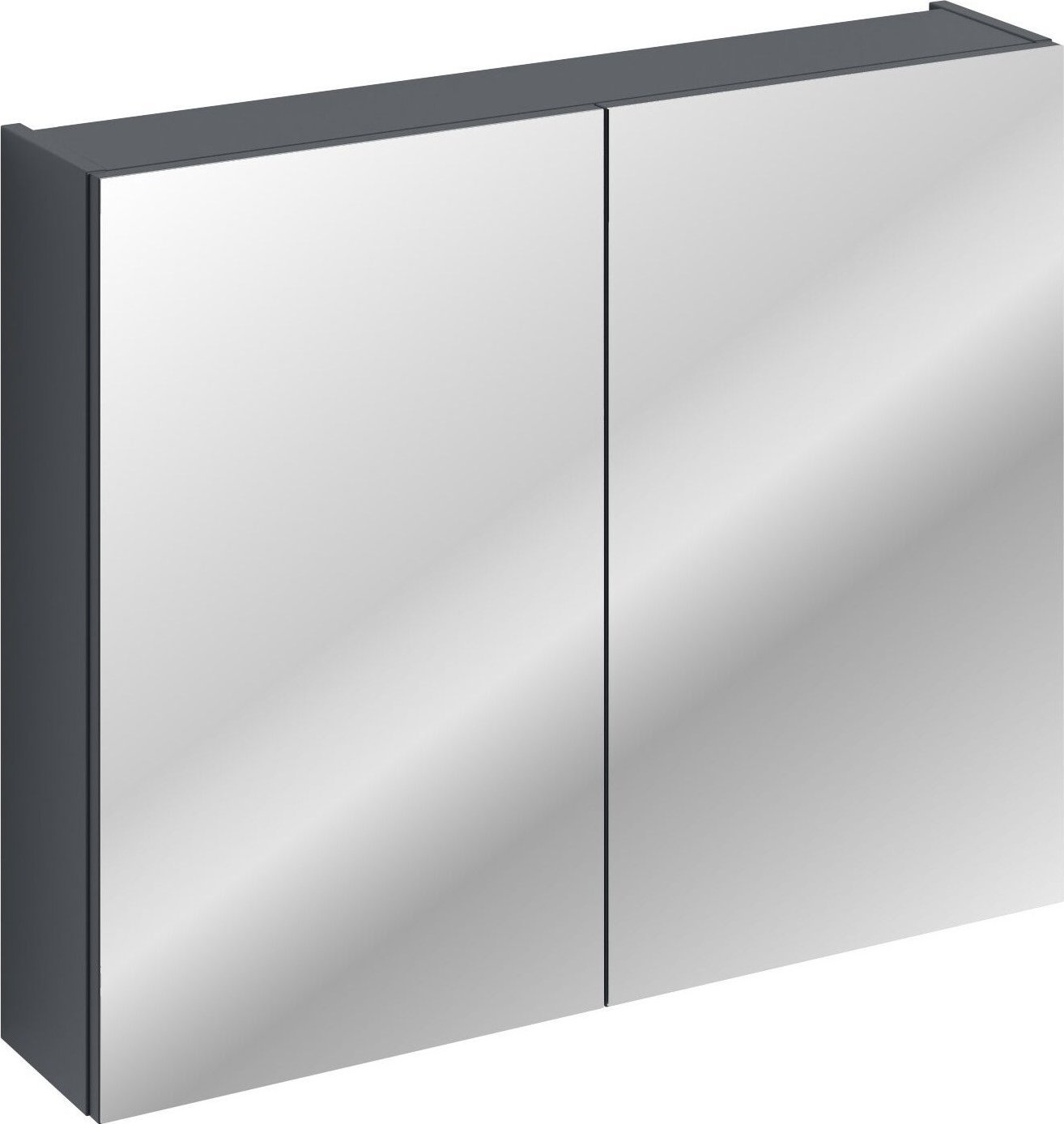 Comad Szafka wisząca z lustrem, Santa Fe, 80x17x65 cm, granatowy, mat