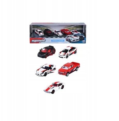 MAJORETTE AUTO MET TOYOTA RACING 5-PAK WB12