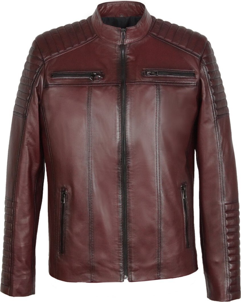 Kurtka męska Bukowski Skórzana modna męska kurtka na do dzień pilotka Rozmiar odzieży 6xl