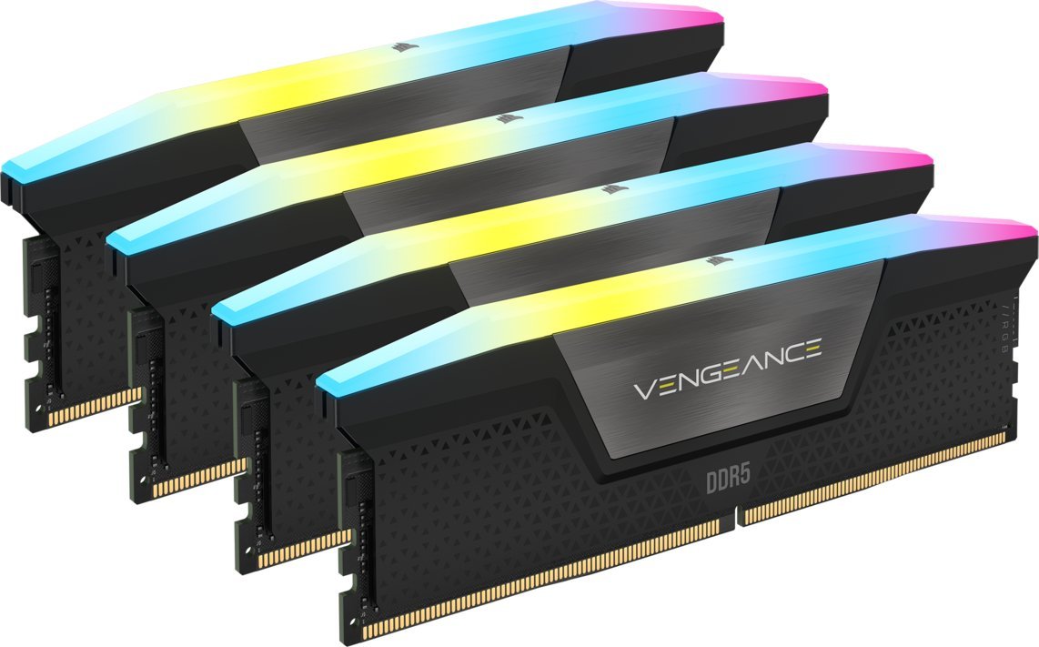 Pamięć Corsair Vengeance RGB, DDR5, 64 GB, 5600MHz, CL36 (CMH64GX5M4B5600C36)