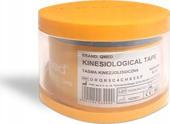 MDH KINESIO TAPE Taśma do kinesiotapingu (niebieska)