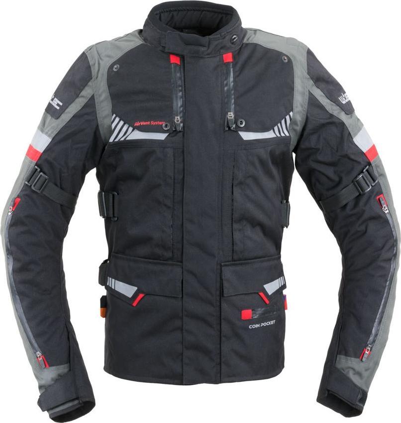 W-Tec Kurtka motocyklowa turystyczna W-TEC Excellenta Evo - Kolor Szary, Rozmiar 4XL