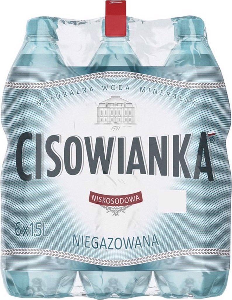 Woda Cisowianka Cisowianka Naturalna woda mineralna niegazowana niskosodowa 1,5 l x 6 sztuk