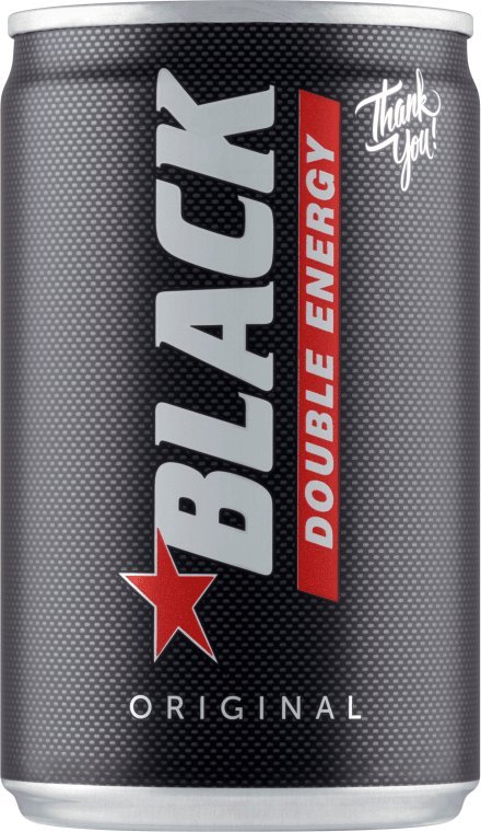 Black Black Double Energy Original Gazowany napój energetyzujący 150 ml