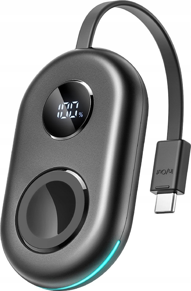 Joyroom JR-W09 indukcyjna 3W z kablem USB-C do Apple Watch - czarna
