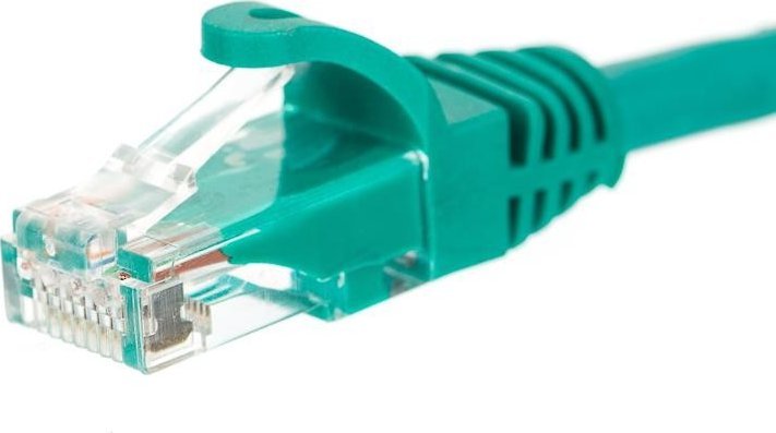 NetRack patchcord RJ45, osłonka zalewana, kat. 6 UTP, 5m zielony (BZPAT56G)