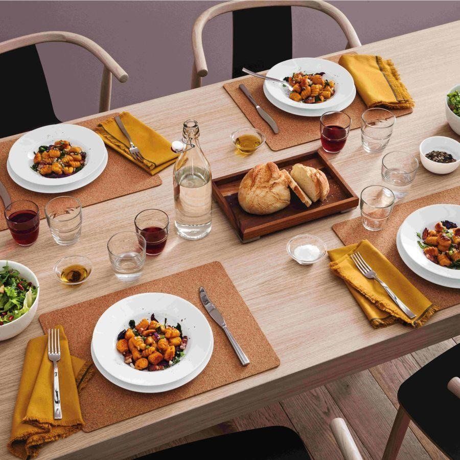 Bormioli Rocco KOMPLET ZESTAW SERWIS OBIADOWY TOLEDO 58EL 12 OSÓB