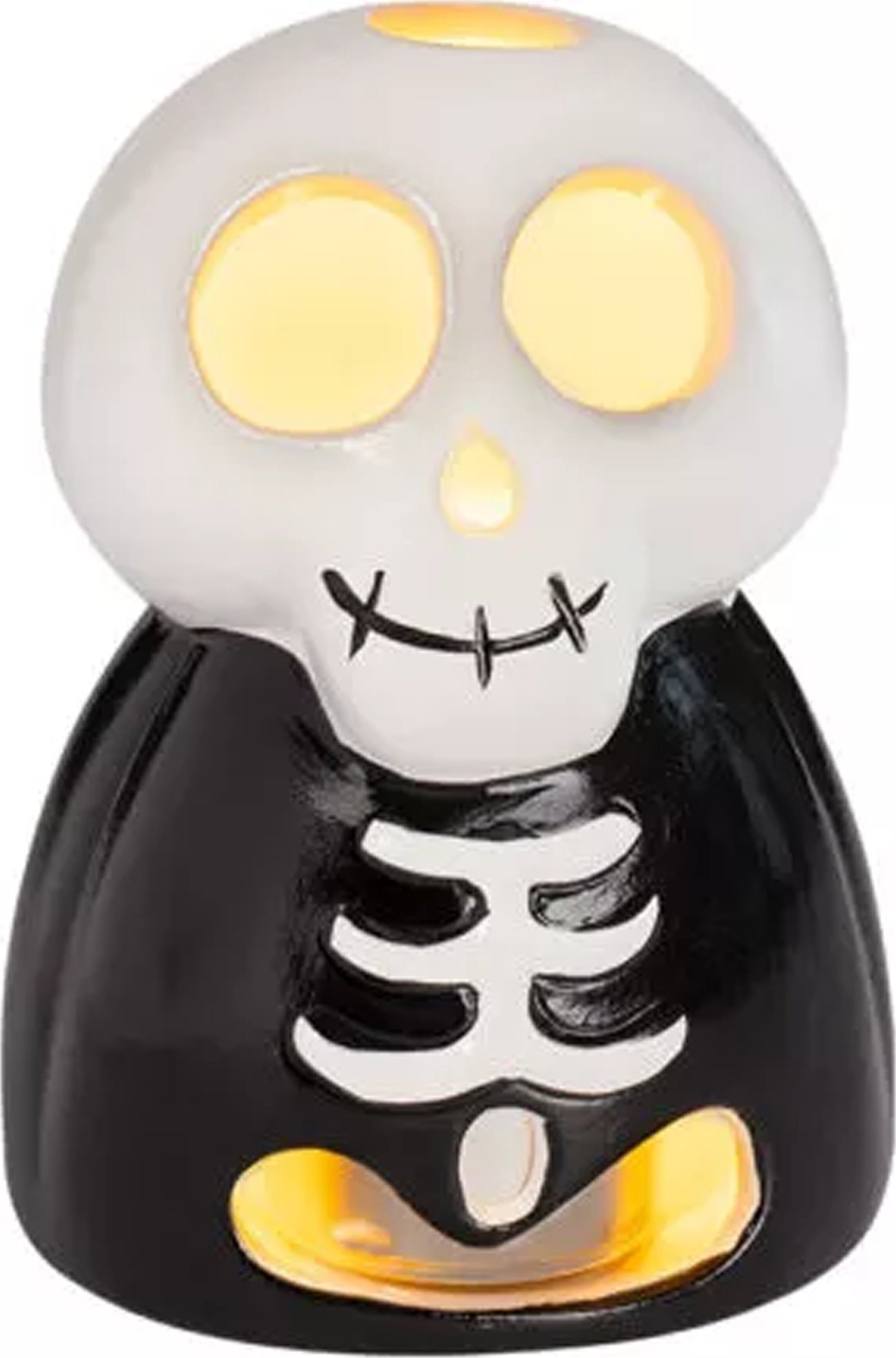 Korbi ŚWIECZNIK HALLOWEEN LAMPION SZKIELET NA MAŁE PODGRZEWACZE LUB TEALIGHT LED