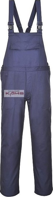 Portwest FR37 Ogrodniczki Bizflame Pro - antystatyczne dla spawaczy - granatowy XXL