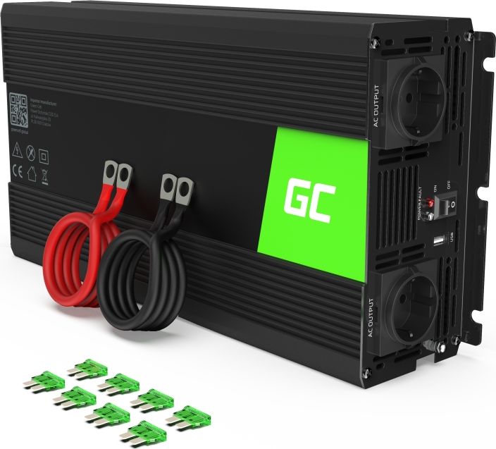 Przetwornica Green Cell 12V/230V 1500W