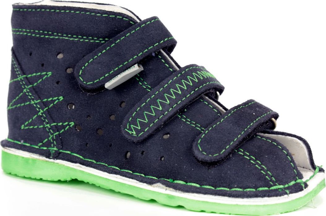 Danielki Obuwie Danielki TA105 profilaktyczne granatowy + zielony 26