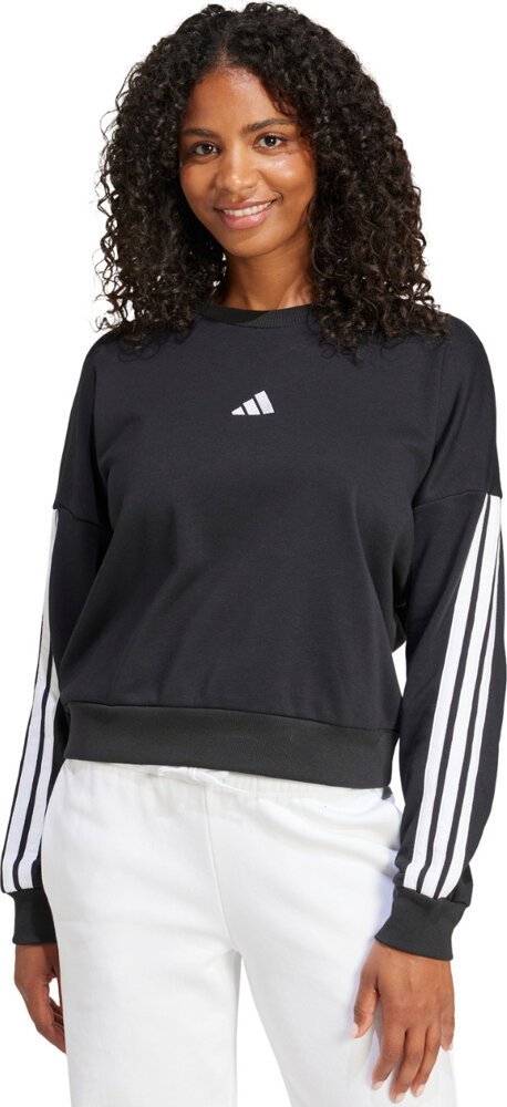 Bluza damska adidas Essentials 3-Stripes French Terry czarna JE0016 XL