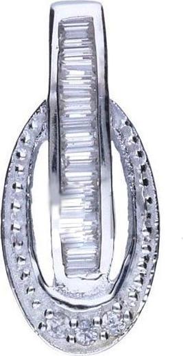 Lovrin Srebrna zawieszka 925 ELEGANCKA Z CYRKONIAMI 1,82g