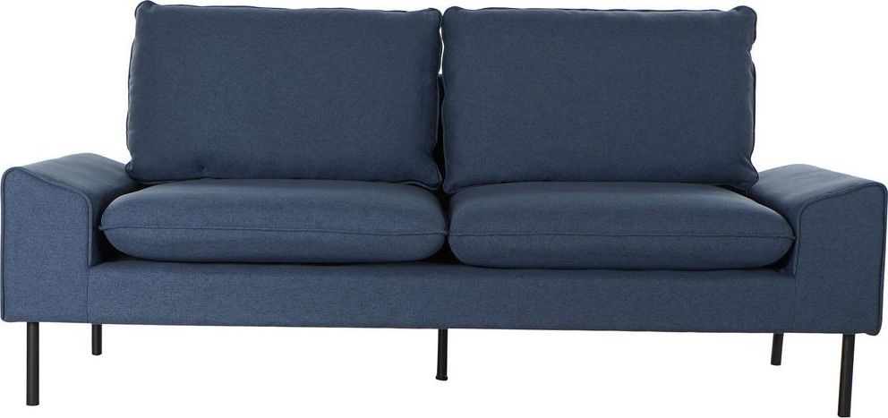 DKD Home Decor Sofa DKD Home Decor Poliester Metal Granatowy (197 x 82 x 90 cm)