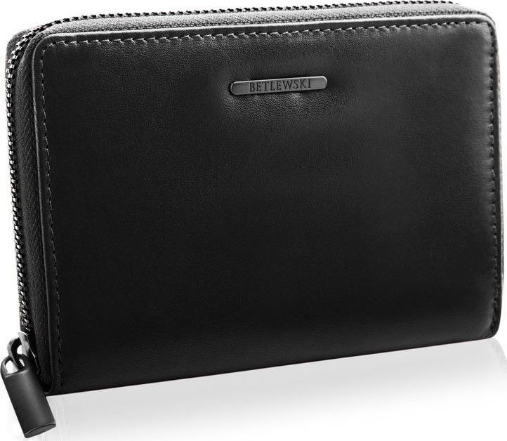 Betlewski BETLEWSKI Skórzany portfel damski PREMIER
