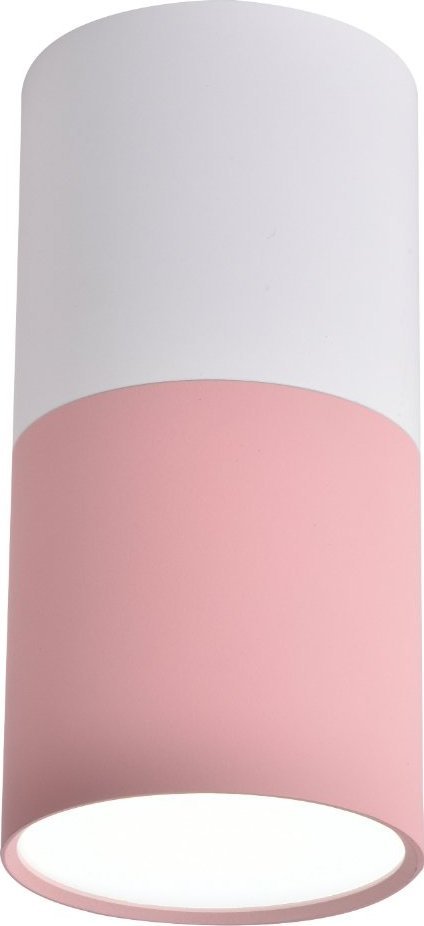 Lampa sufitowa Selsey SELSEY Spot Elvenes biały z różową wstawką wysoki