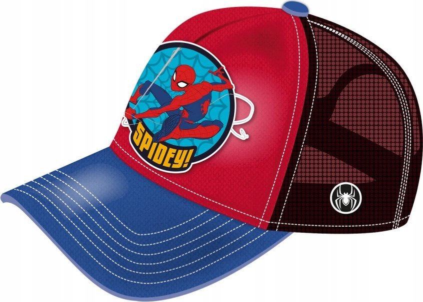 Arditex Czapka z daszkiem Spiderman 51/54 czerwona