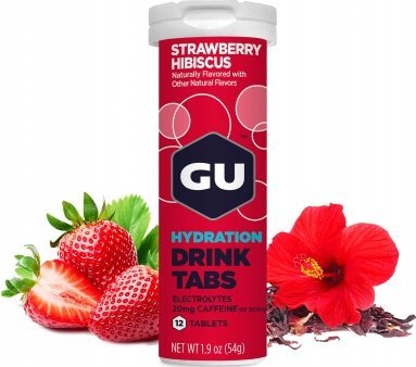 GU Hydration Drink Tabs Strawberry Hibiscus 12szt (25/02)