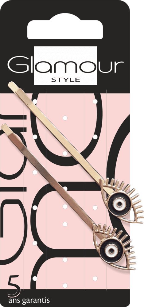 Intervion Inter-Vion Wsuwki Do Włosów Oczy 2 Sztuki