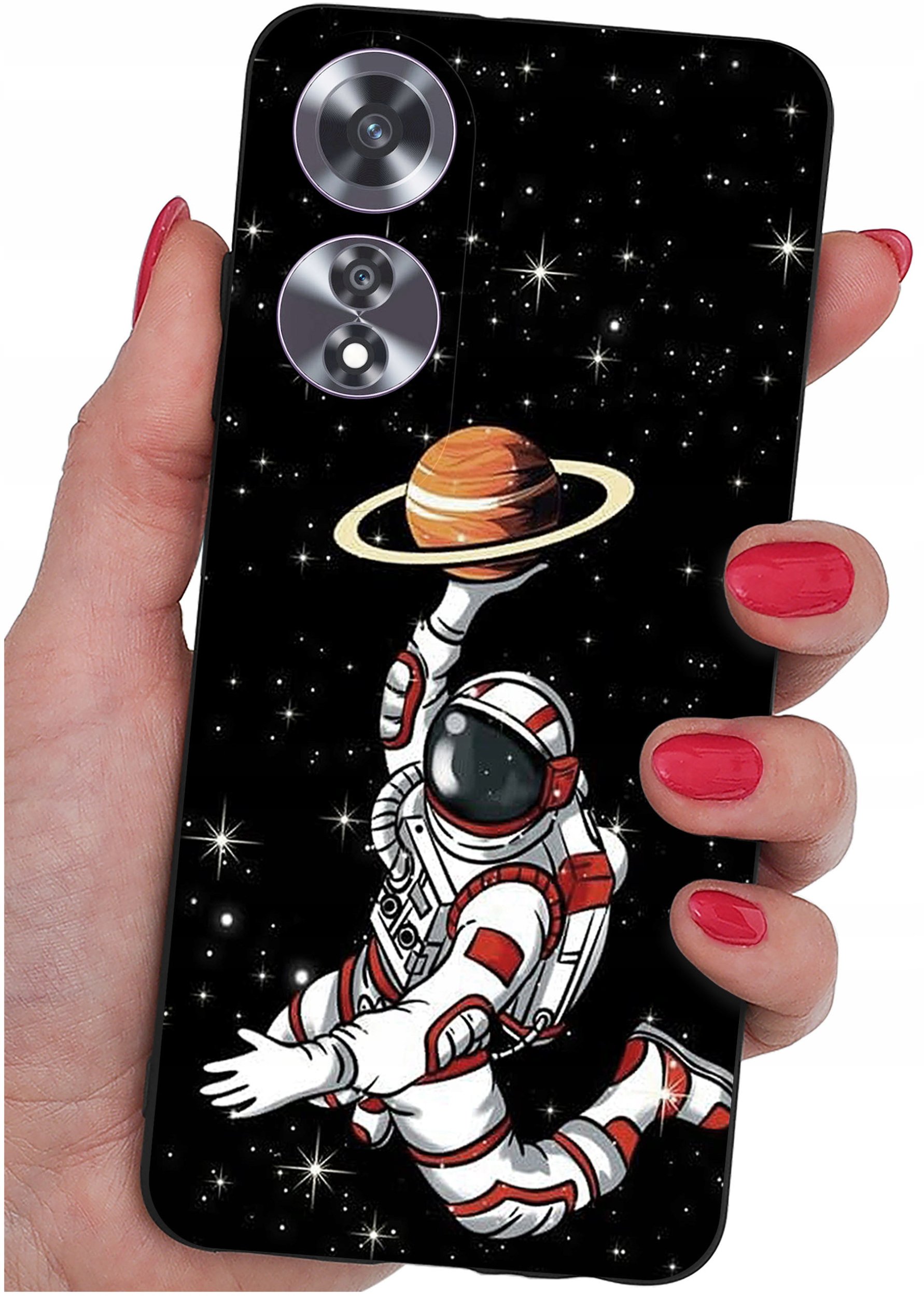 Etui do Oppo A60 4G WZORY |SILIKONOWE MATT CASE + SZKŁO 9H