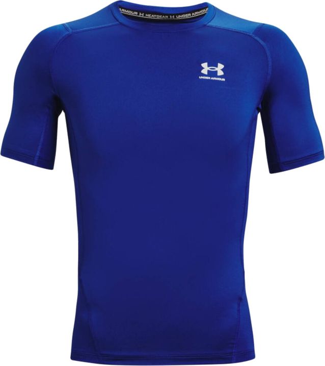 Under Armour Under Armour Heatgear Armour Short Sleeve 1361518-400 niebieskie M