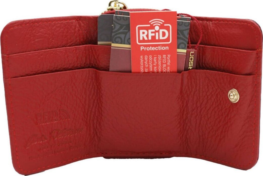 Peterson Skórzany damski portfel Peterson PTN 423229-BF NoSize