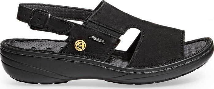 Abeba 36872 sandały REFLEXOR czarny OB r.36