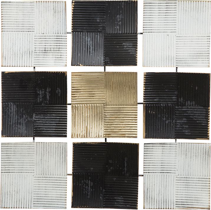 Beliani Dekoracja ścienna wielokolorowa TITANIUM