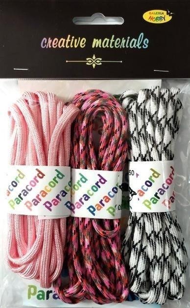 Zestaw paracord 8mb 3 kolory EDUKAMP