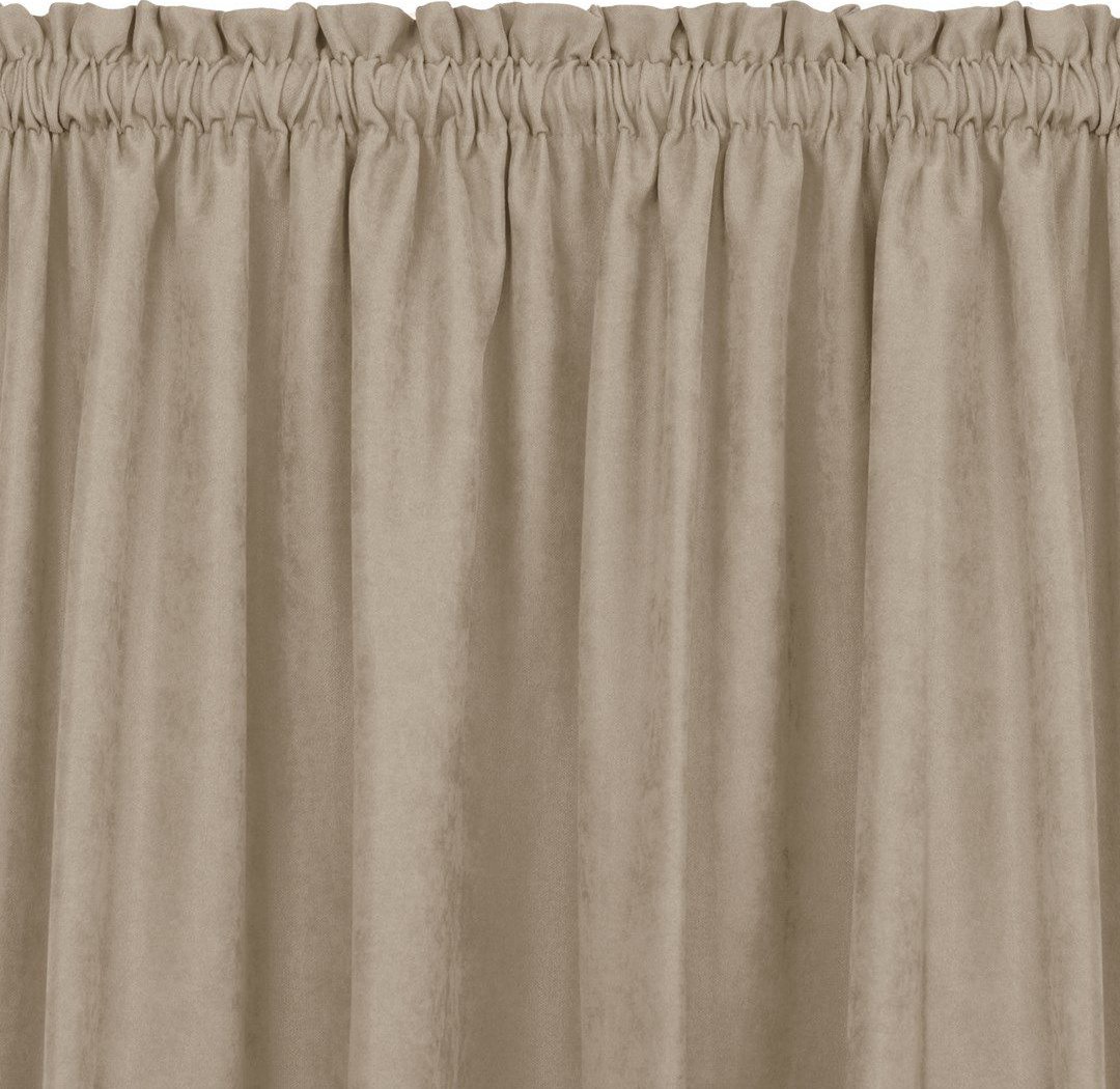 Homede Zasłona MILANA beżowy szenila 136x175 HOMEDE