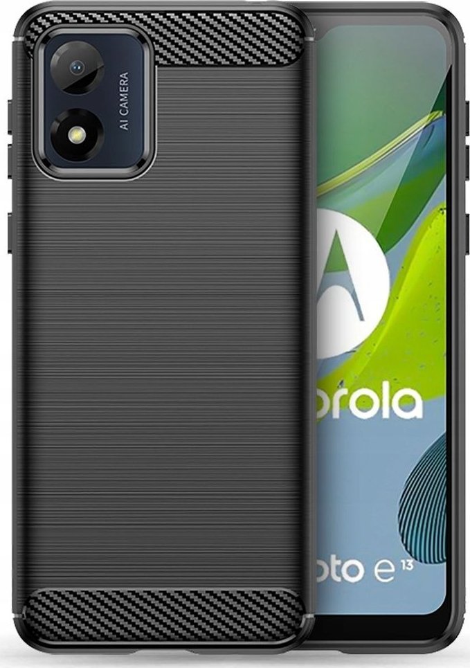 Braders Etui Tpucarbon do Motorola Moto E13 Black