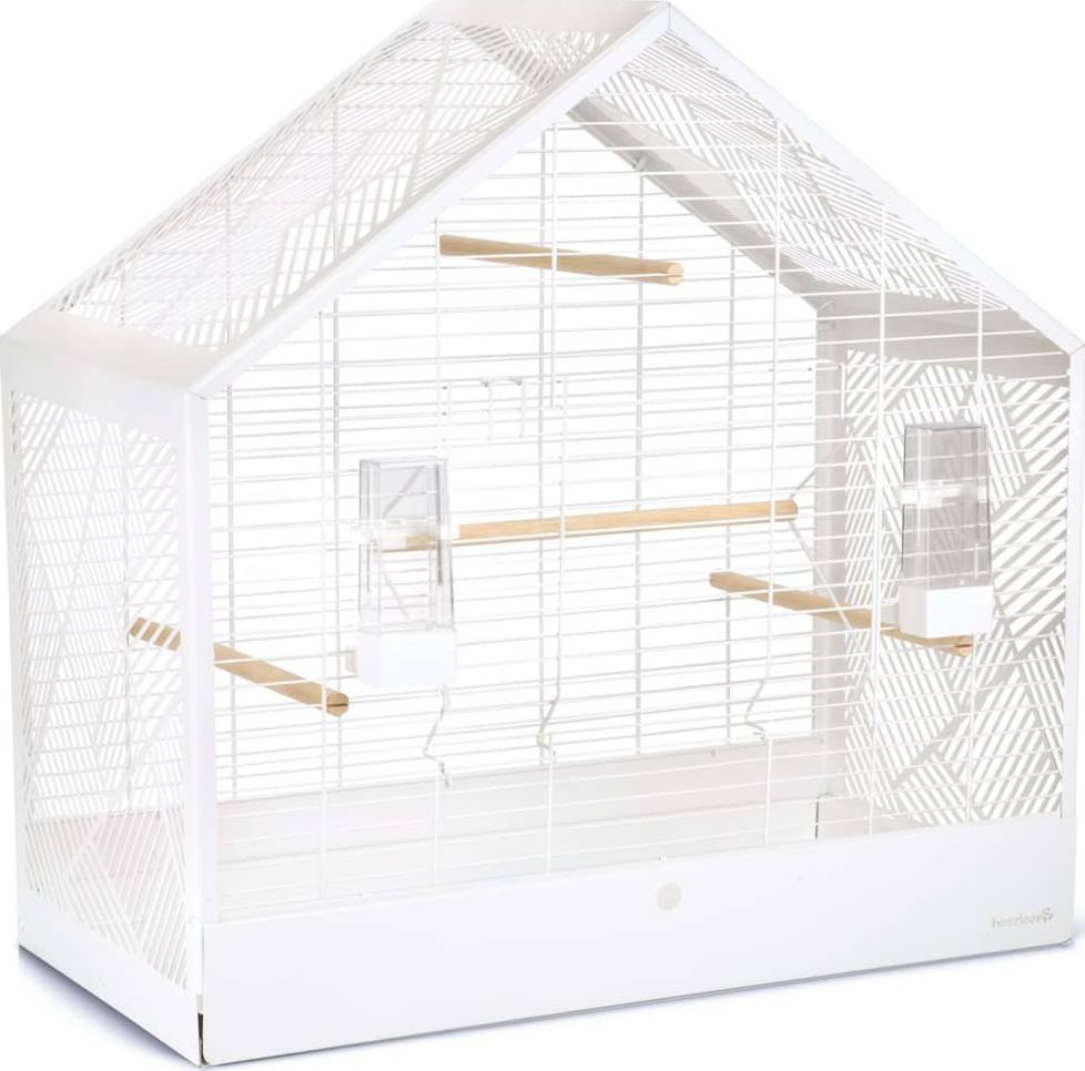 Beeztees Beeztees Klatka dla ptaków Yara, biała, 71x35x70 cm, metalowa